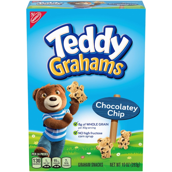 Teddy Grahams Nabisco Chocolate Chip Teddy Grahams Cookies 10 oz., PK6 00597 - main